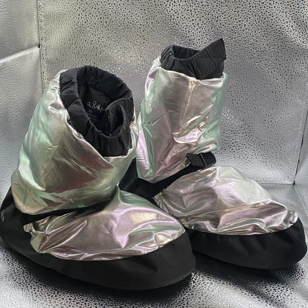 Bloch Iridescent and Black Kids Booties